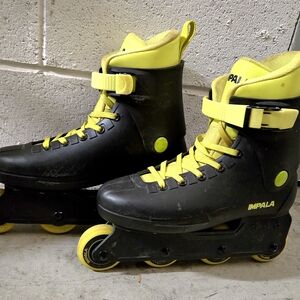 IMPALA Women’s Black & Yellow Inline Skates - Athletic Shoes